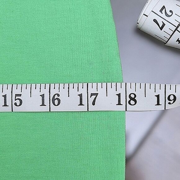 Vtg 80s Coca-Cola lime green bodycon mini tank dress - Picture 9 of 11